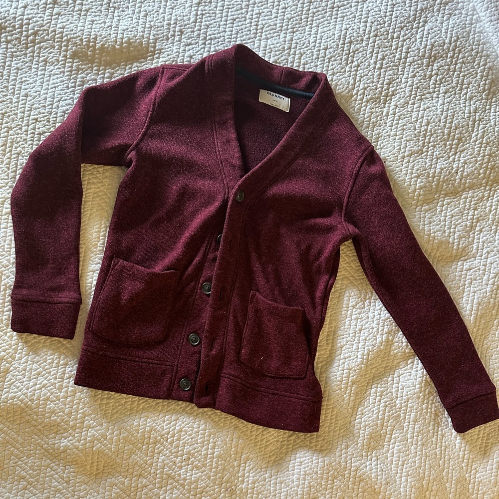 $3/$10 ✨ Cranberry red cardigan size 10 / 12